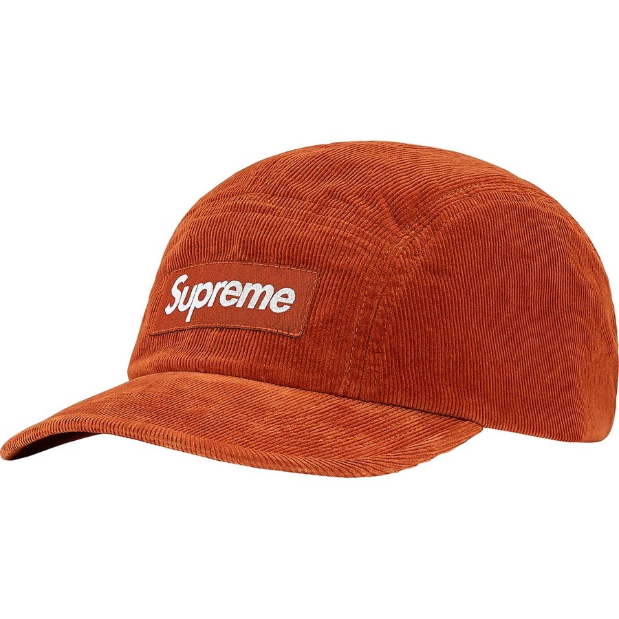 Details on GORE-TEX Corduroy Camp Cap Rust from fall winter 2021 (Price is $54)