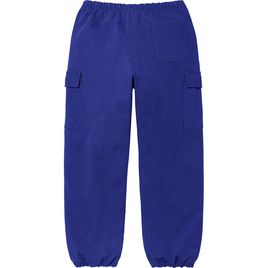 Details on Small Box Cargo Sweatpant Dark Royal from fall winter
                                                    2021 (Price is $158)