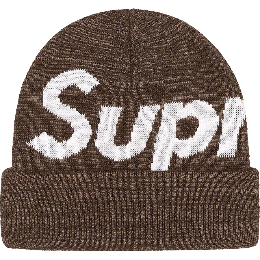 Details on Big Logo Beanie Brown Static  from fall winter 2021 (Price is $40)