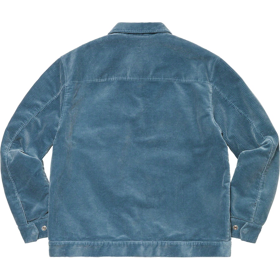 Details on Corduroy Zip Jacket Blue from fall winter
                                                    2021 (Price is $178)