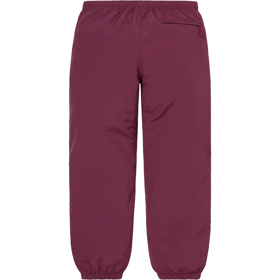 Details on Warm Up Pant Burgundy from fall winter
                                                    2021 (Price is $128)