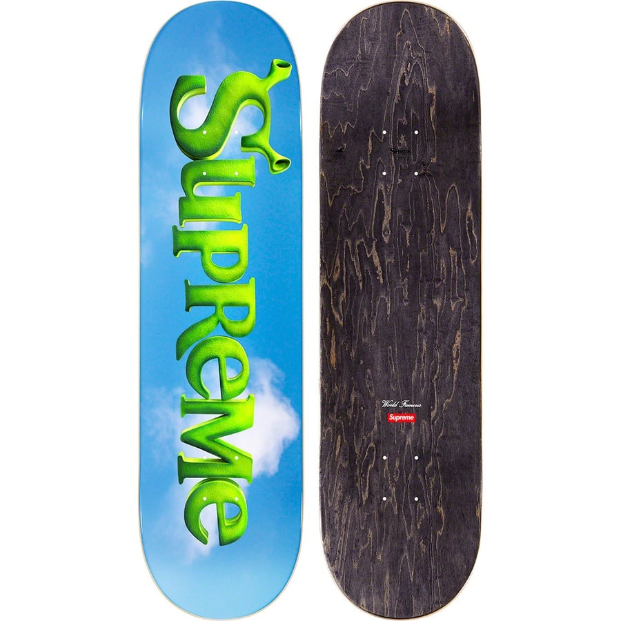 Details on Shrek Skateboard Clouds - 8.5" x 32.25" from fall winter
                                                    2021 (Price is $68)