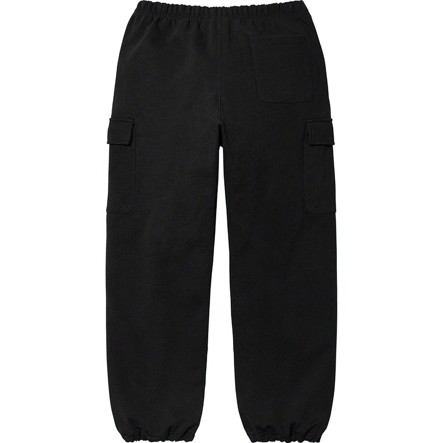 Details on Small Box Cargo Sweatpant Black from fall winter 2021 (Price is $158)