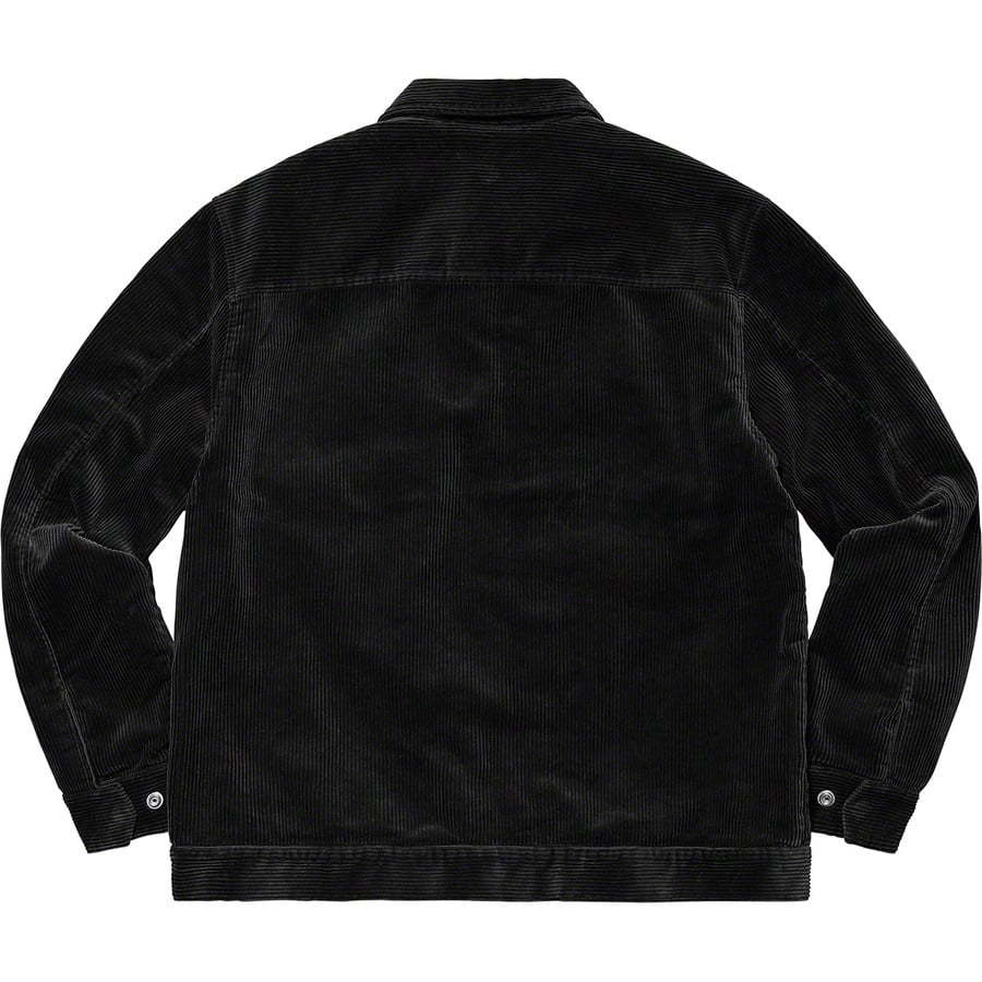 Details on Corduroy Zip Jacket Black from fall winter 2021 (Price is $178)