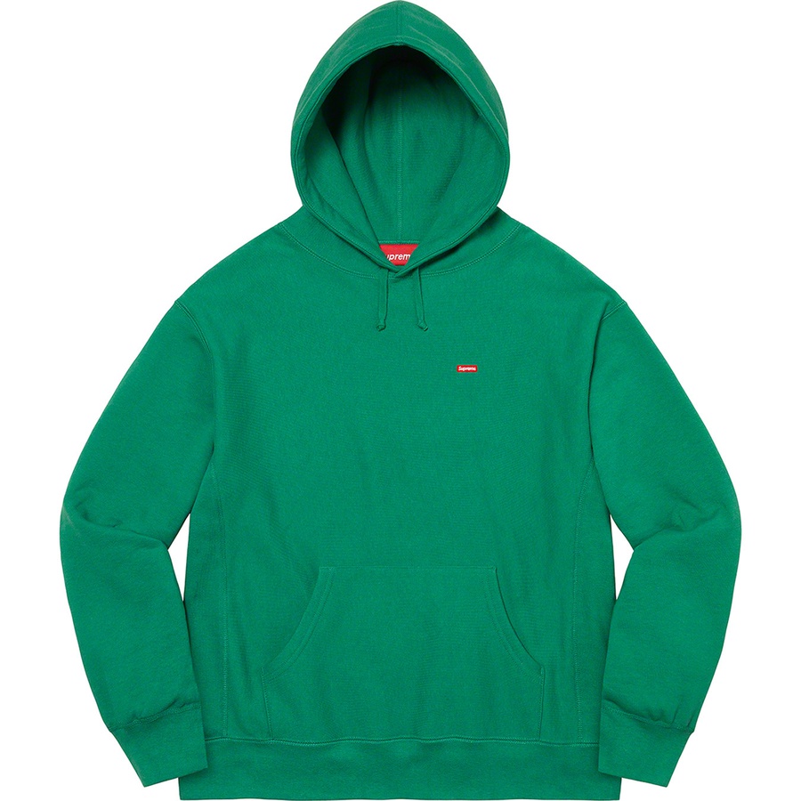 Details on Small Box Hooded Sweatshirt Light Pine from fall winter
                                                    2021 (Price is $148)