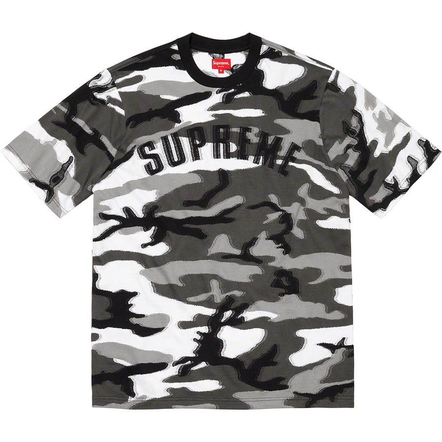 Details on Intarsia Camo S S Top Snow Camo from fall winter 2021 (Price is $88)