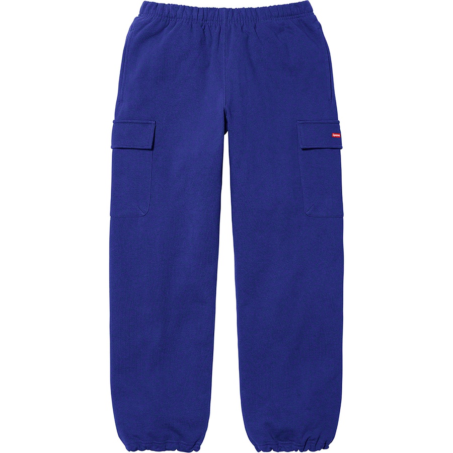 Details on Small Box Cargo Sweatpant Dark Royal from fall winter
                                                    2021 (Price is $158)