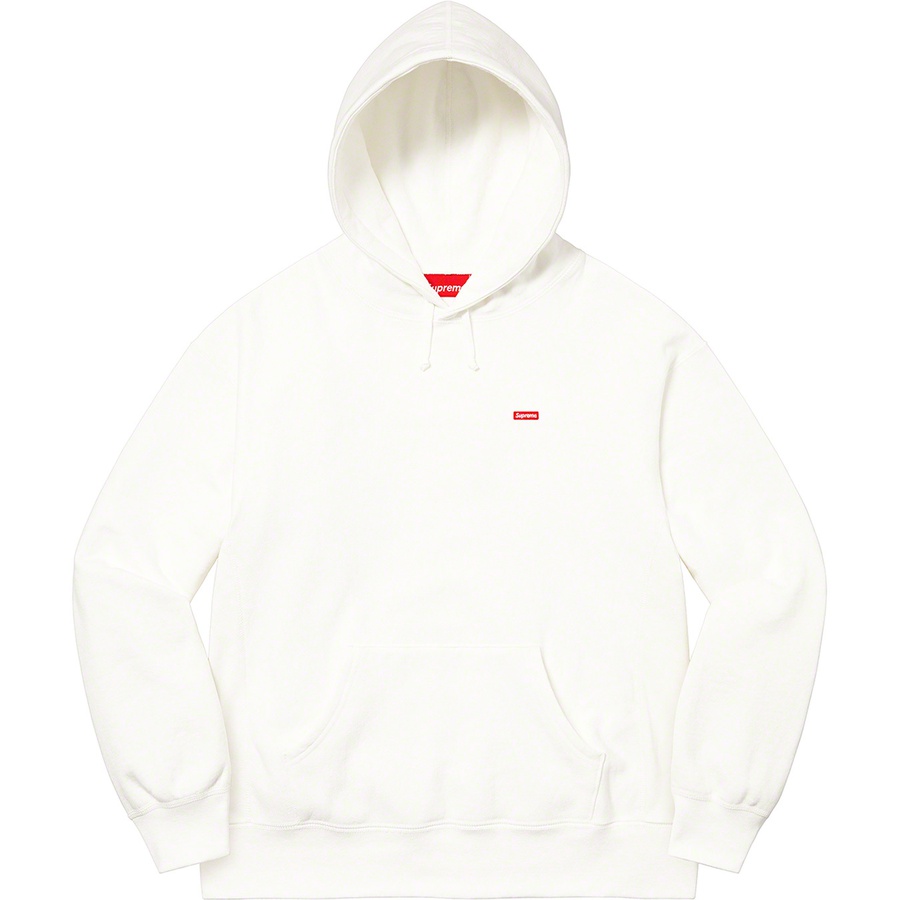Details on Small Box Hooded Sweatshirt White from fall winter
                                                    2021 (Price is $148)