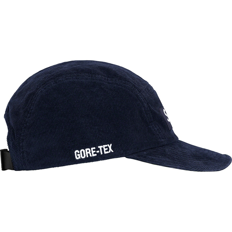 Details on GORE-TEX Corduroy Camp Cap Navy from fall winter
                                                    2021 (Price is $54)