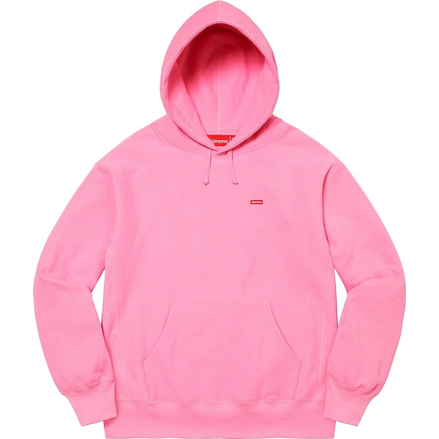 Details on Small Box Hooded Sweatshirt Pink from fall winter
                                                    2021 (Price is $148)