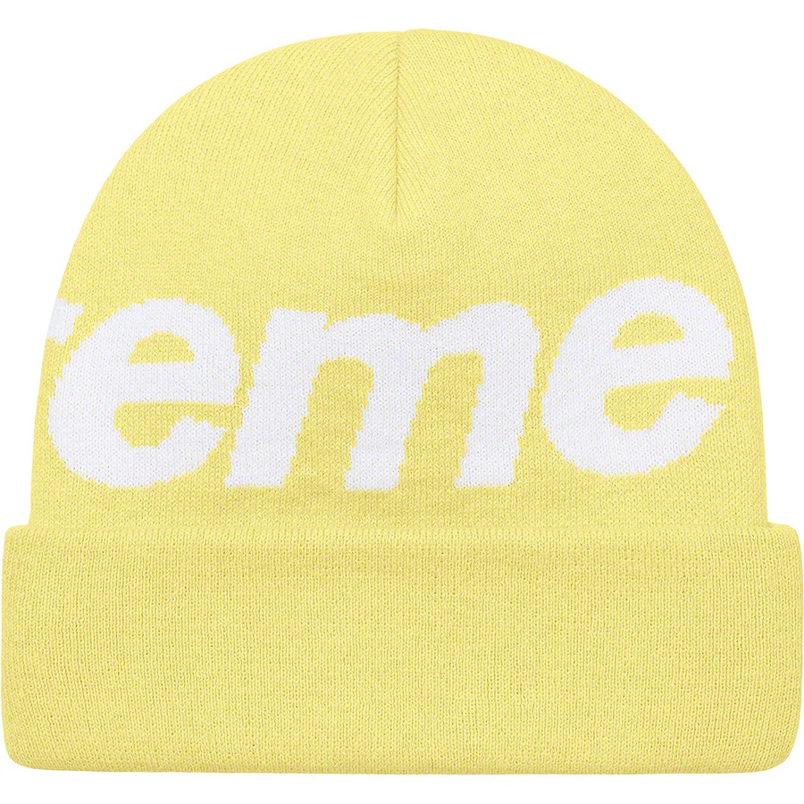 Supreme Big Logo Beanie (FW21) Black