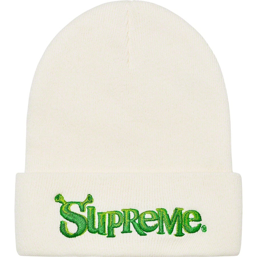 Details on Shrek Beanie White from fall winter
                                                    2021 (Price is $38)