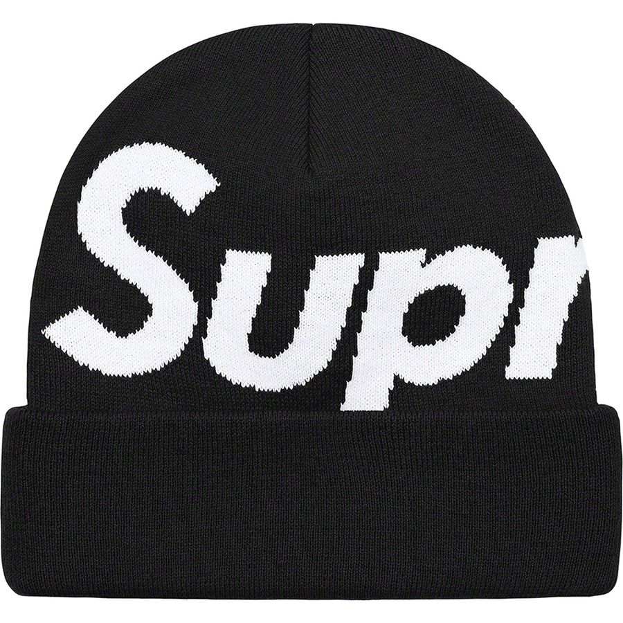 Details on Big Logo Beanie Black from fall winter
                                                    2021 (Price is $40)