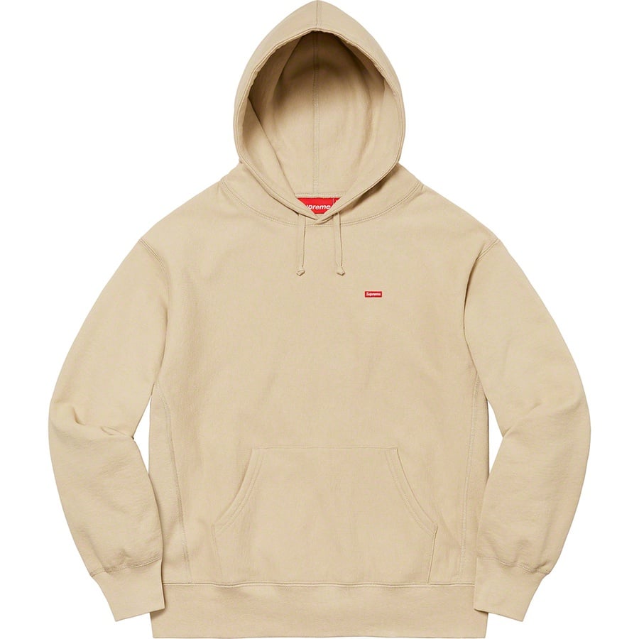 Details on Small Box Hooded Sweatshirt Taupe from fall winter
                                                    2021 (Price is $148)