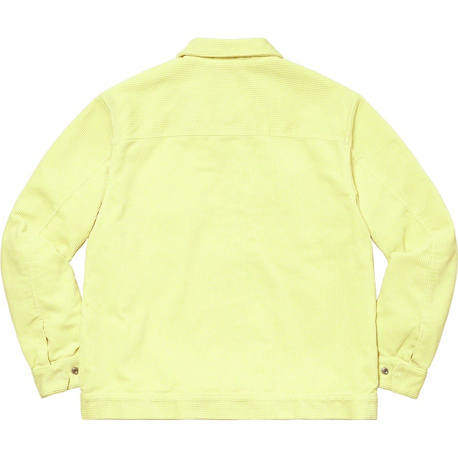 Details on Corduroy Zip Jacket Pale Yellow from fall winter
                                                    2021 (Price is $178)