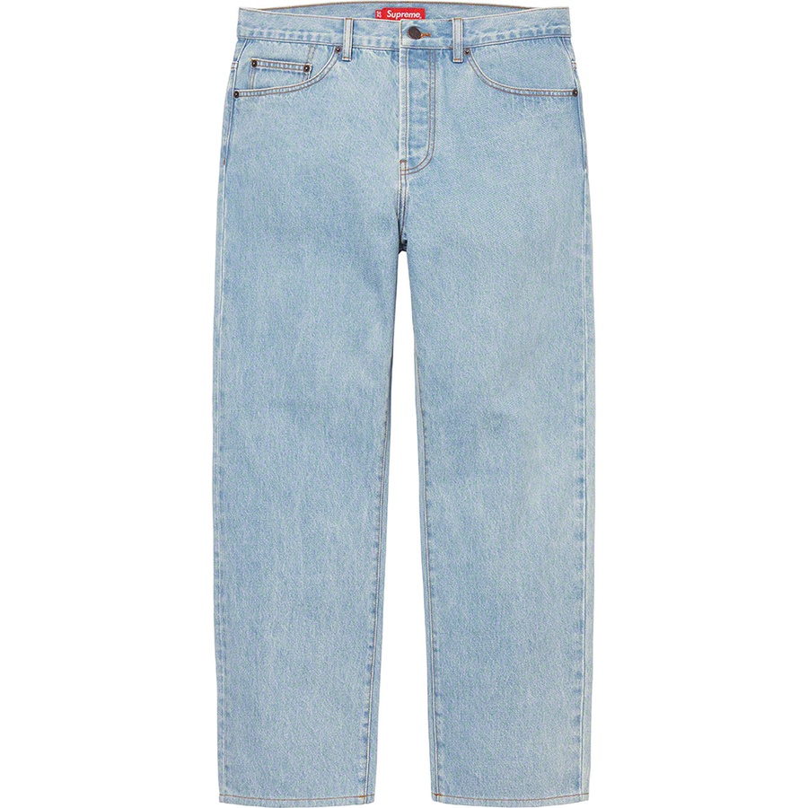 Details on Regular Jean Washed Blue from fall winter 2021 (Price is $148)