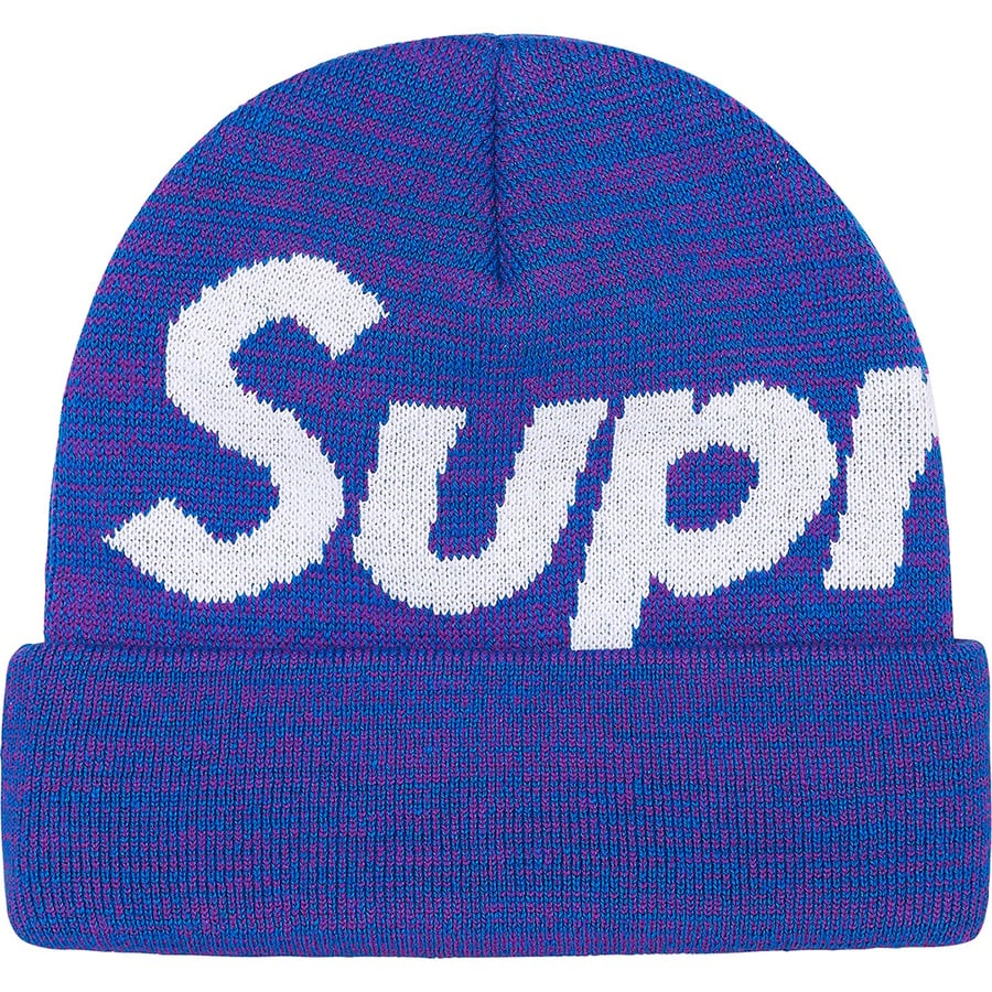 Details on Big Logo Beanie Blue Static  from fall winter
                                                    2021 (Price is $40)