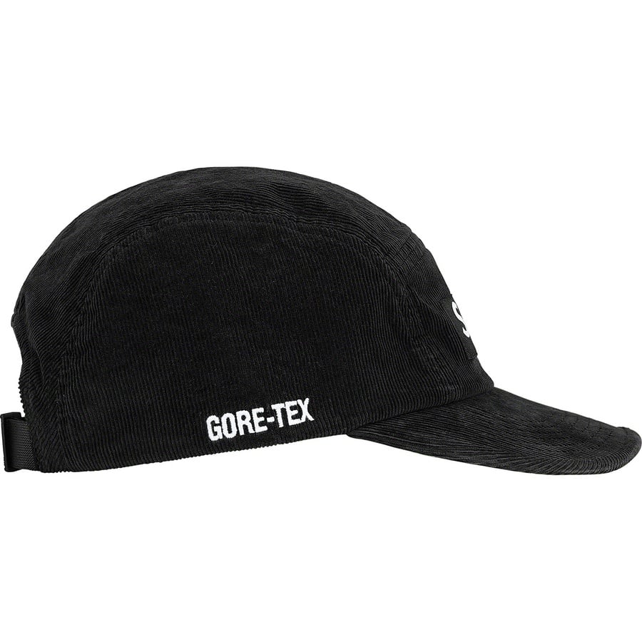 Details on GORE-TEX Corduroy Camp Cap Black from fall winter 2021 (Price is $54)