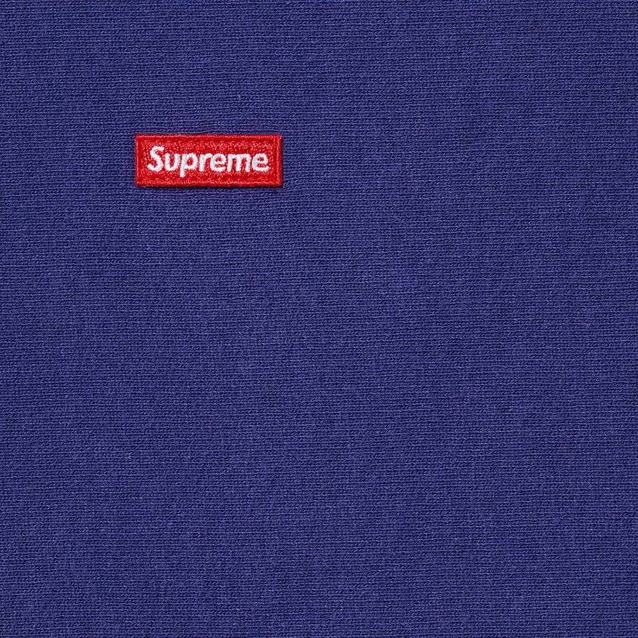 Details on Small Box Hooded Sweatshirt Dark Royal from fall winter
                                                    2021 (Price is $148)