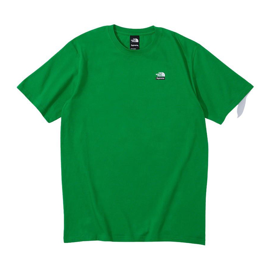 Details on Supreme The North Face Mountains Tee  from fall winter 2021 (Price is $58)
