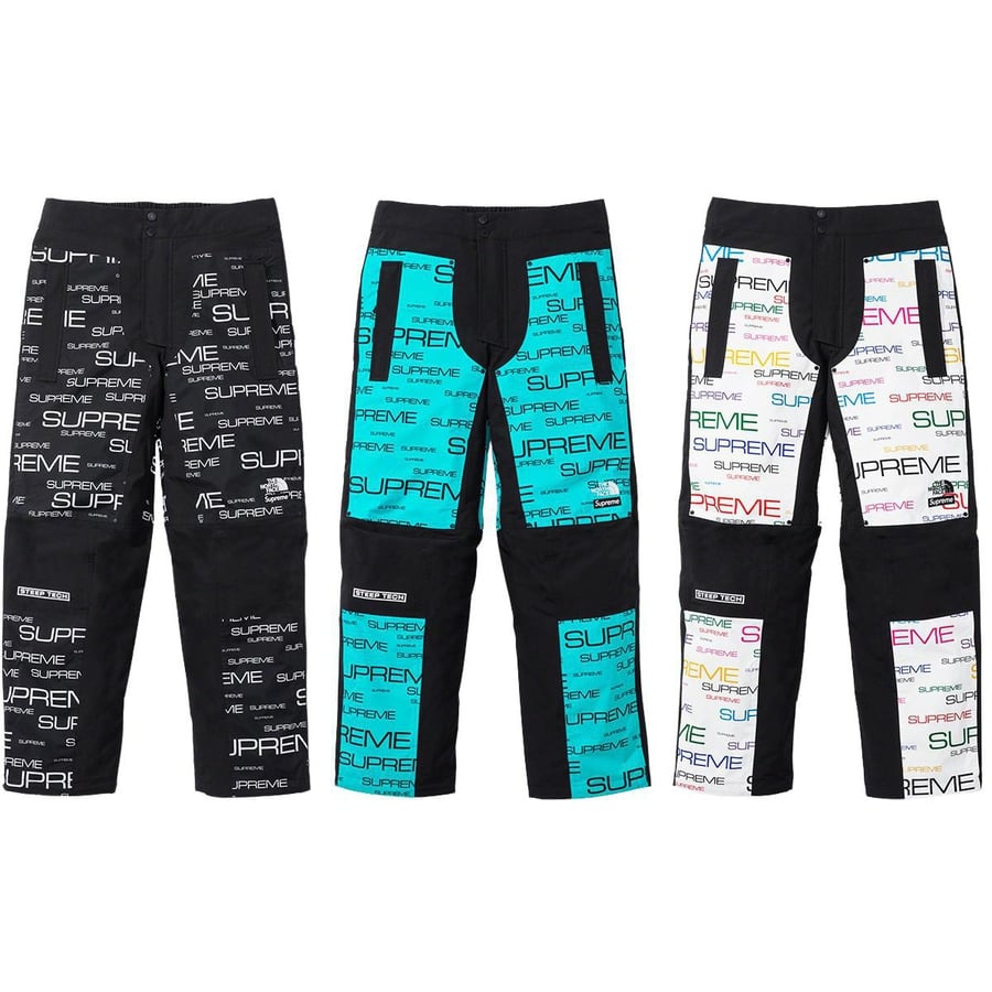 Details on Supreme The North Face Steep Tech Pant from fall winter
                                            2021 (Price is $278)