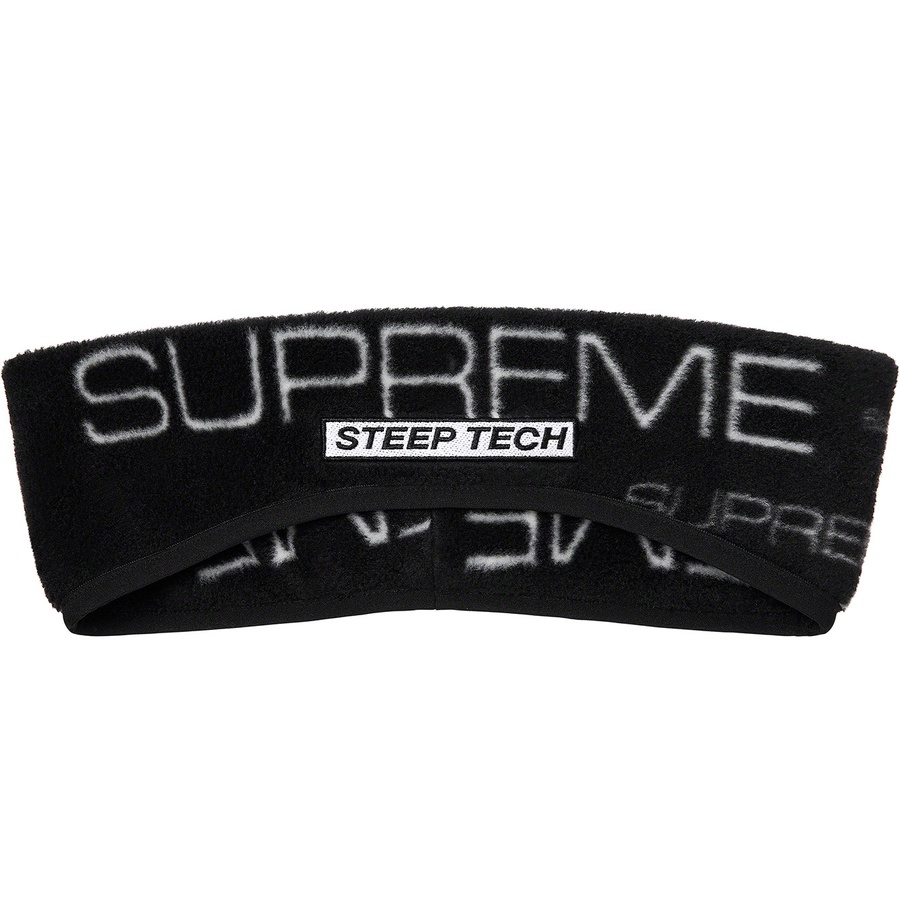 Details on Supreme The North Face Steep Tech Headband Black from fall winter
                                                    2021 (Price is $40)