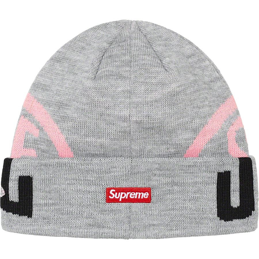 Details on New Era 2-Tone Logo Beanie Heather Grey from fall winter
                                                    2021 (Price is $38)