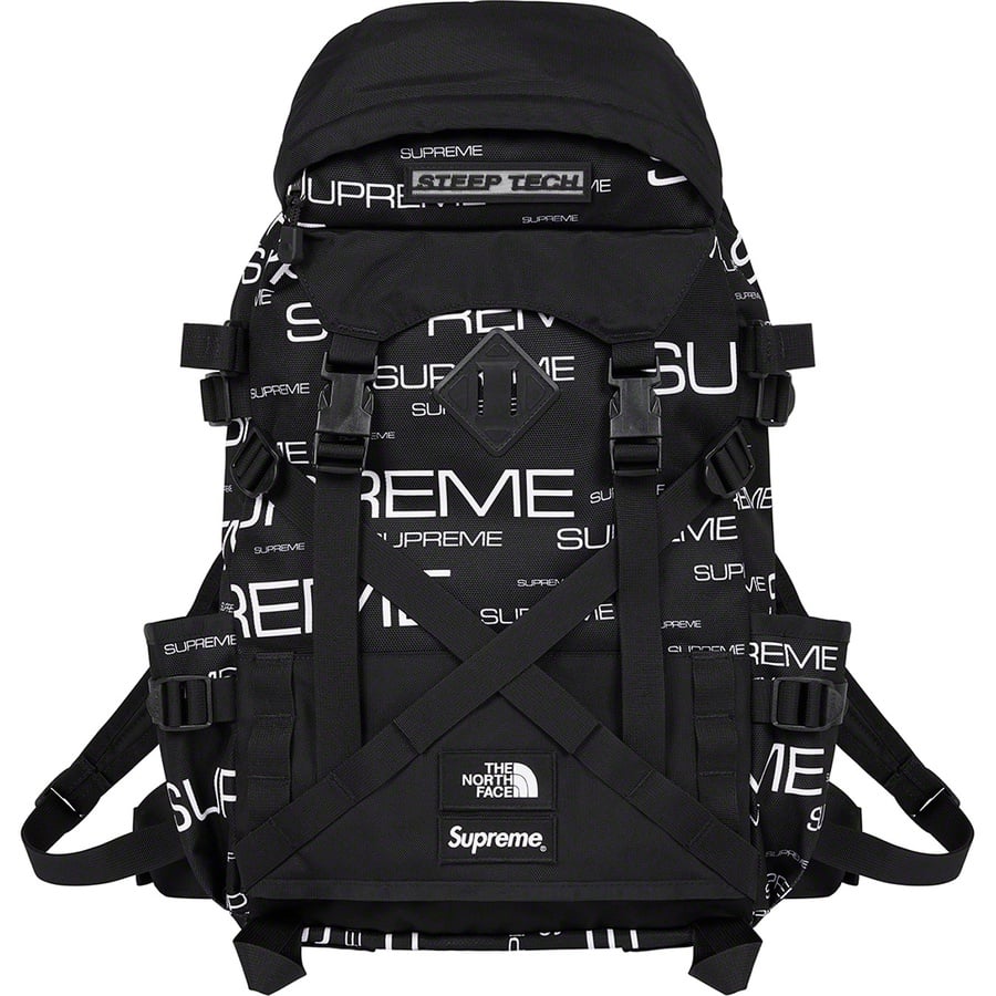 Details on Supreme The North Face Steep Tech Backpack Black from fall winter 2021 (Price is $168)