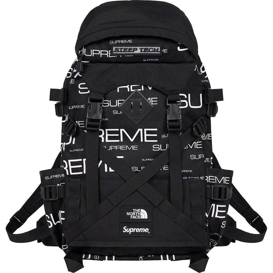 Details on Supreme The North Face Steep Tech Backpack Black from fall winter
                                                    2021 (Price is $168)