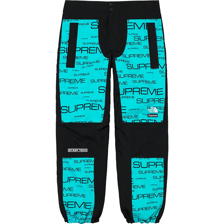 Details on Supreme The North Face Steep Tech Pant Teal from fall winter
                                                    2021 (Price is $278)