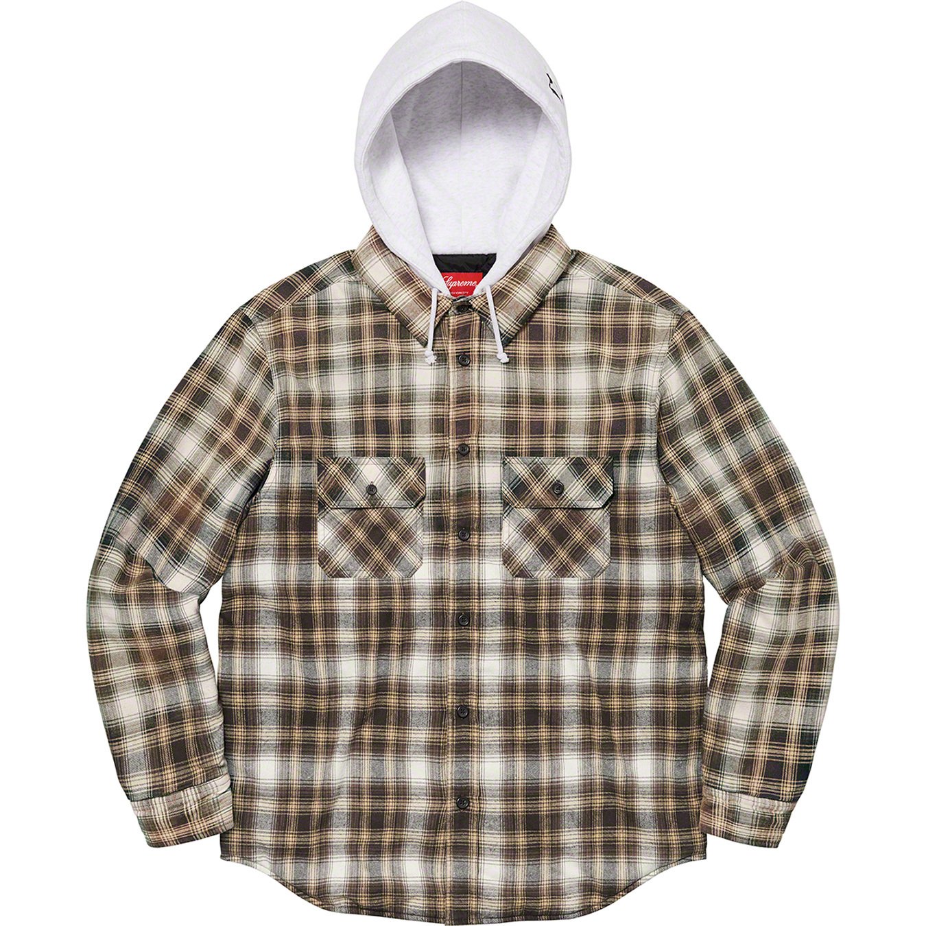 Hooded Flannel Zip Up Shirt - fall winter 2021 - Supreme