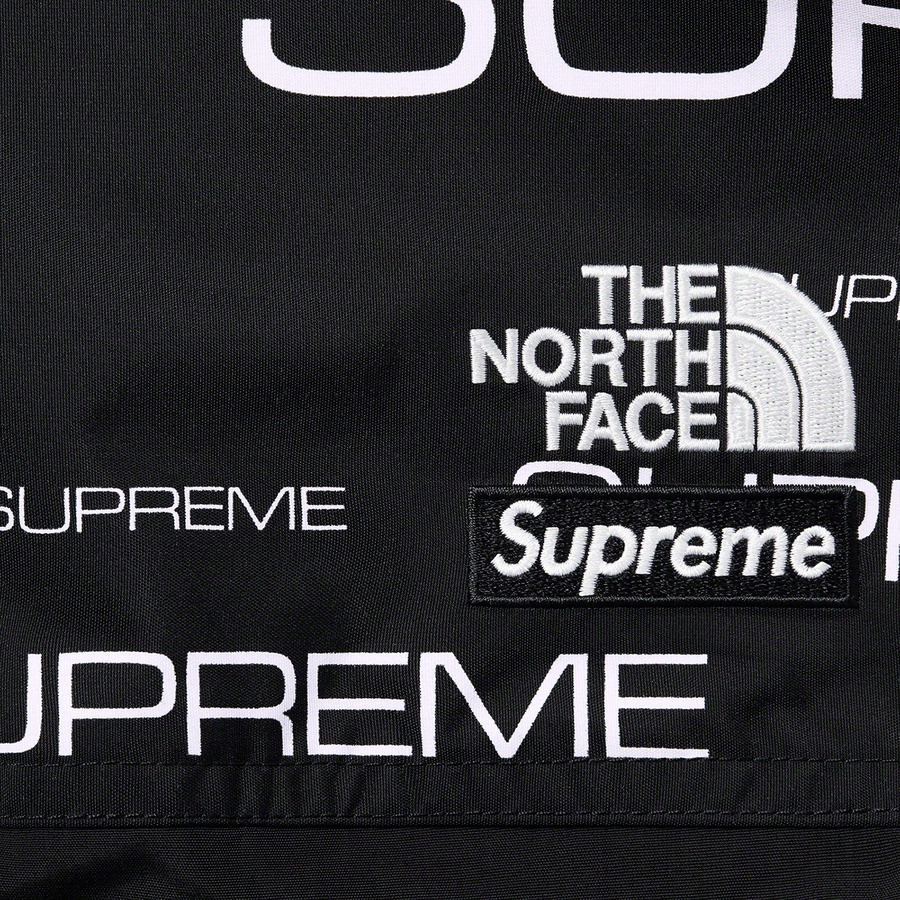 Details on Supreme The North Face Steep Tech Pant Black from fall winter 2021 (Price is $278)