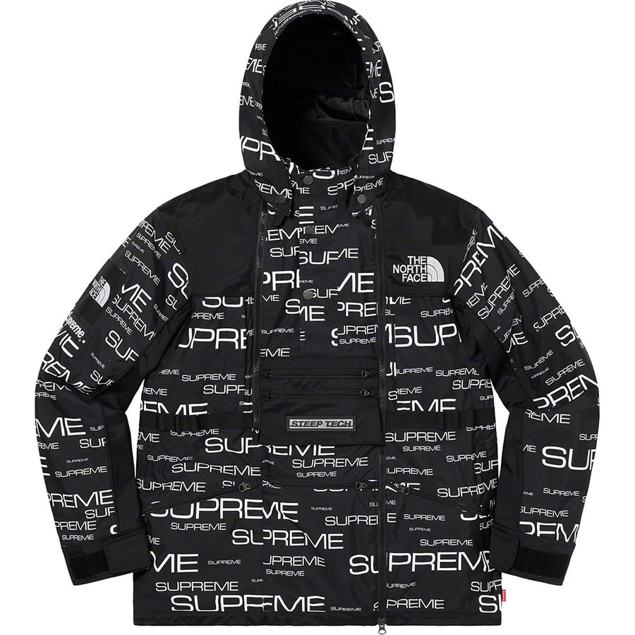 Details on Supreme The North Face Steep Tech Apogee Jacket Black from fall winter 2021 (Price is $398)