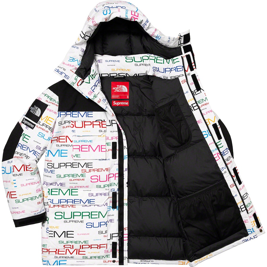 Details on Supreme The North Face Coldworks 700-Fill Down Parka White from fall winter 2021 (Price is $598)
