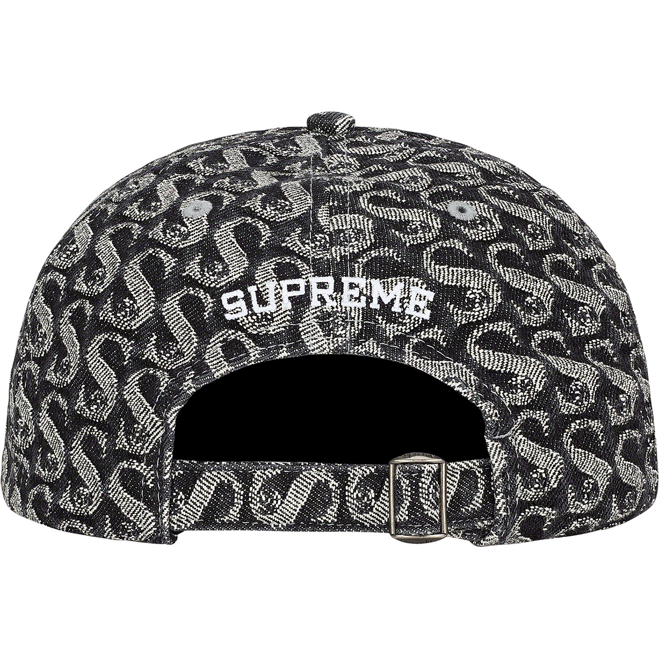 Supreme Monogram Denim Hat 'Black
