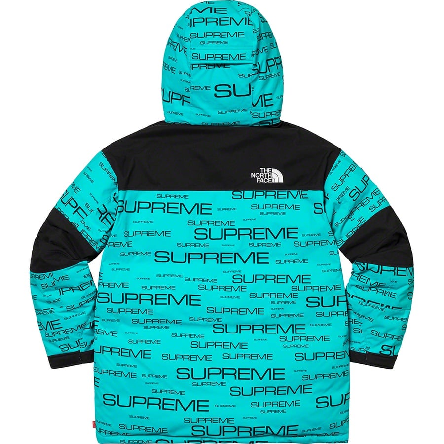 Details on Supreme The North Face Coldworks 700-Fill Down Parka Teal from fall winter 2021 (Price is $598)