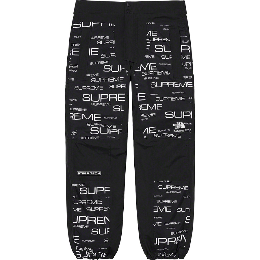 Details on Supreme The North Face Steep Tech Pant Black from fall winter
                                                    2021 (Price is $278)