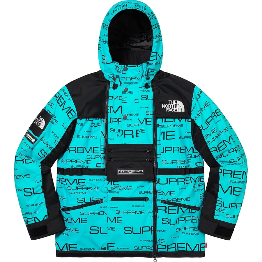 Details on Supreme The North Face Steep Tech Apogee Jacket Teal from fall winter
                                                    2021 (Price is $398)