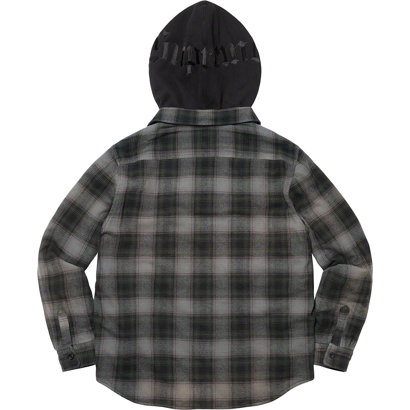 Hooded Flannel Zip Up Shirt - fall winter 2021 - Supreme