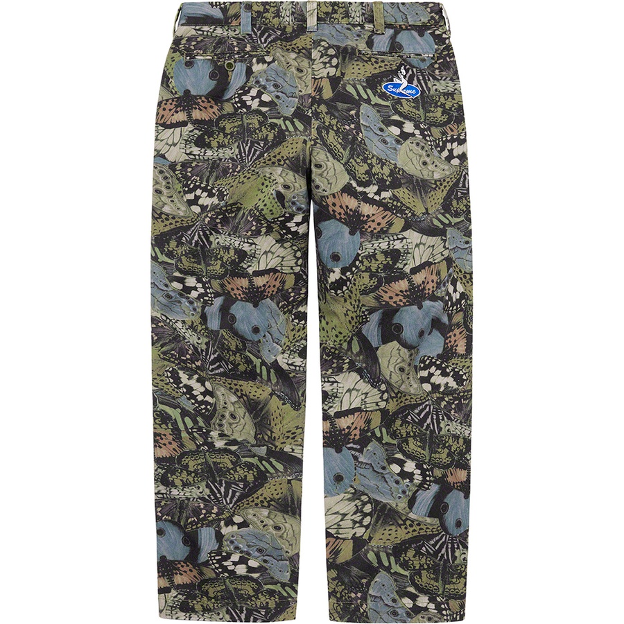 Supreme Chino Pant (FW21) - Butterflies  - $148