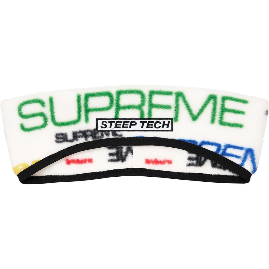 Details on Supreme The North Face Steep Tech Headband White from fall winter
                                                    2021 (Price is $40)