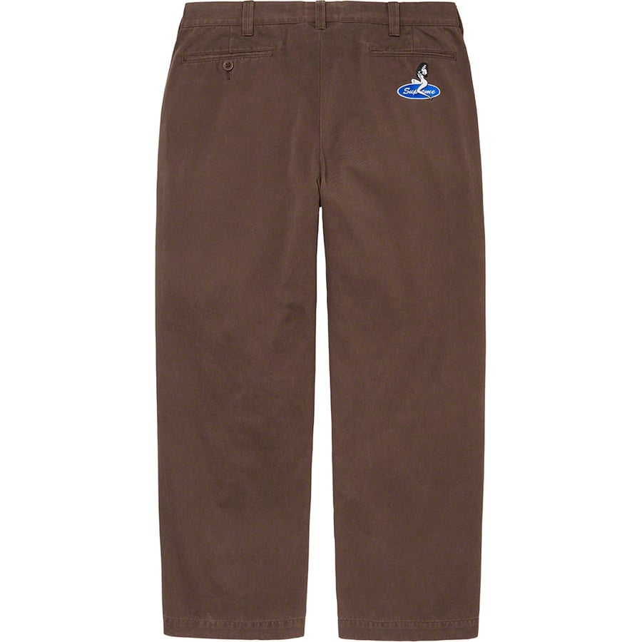 Details on Chino Pant Brown from fall winter 2021 (Price is $148)