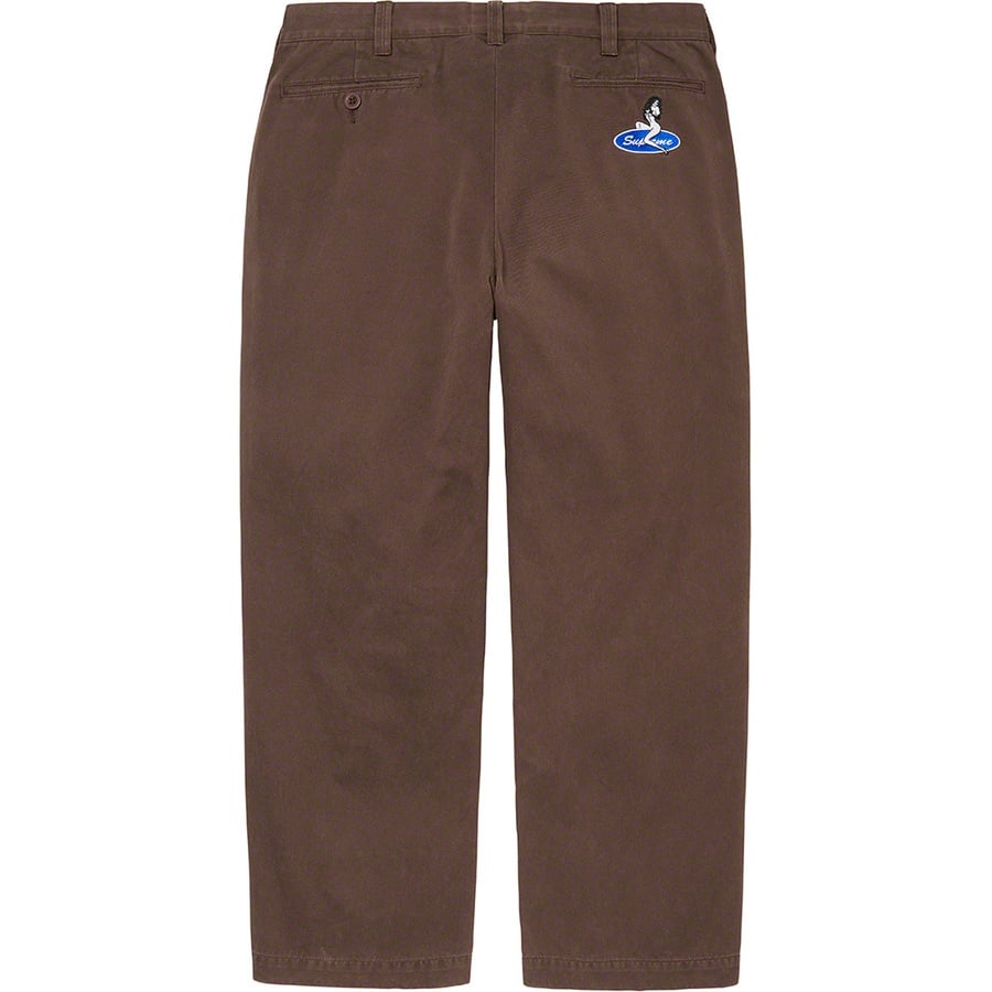 Details on Chino Pant Brown from fall winter
                                                    2021 (Price is $148)