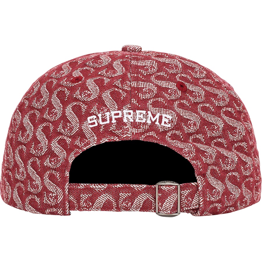 Details on Monogram Denim 6-Panel Red from fall winter
                                                    2021 (Price is $48)