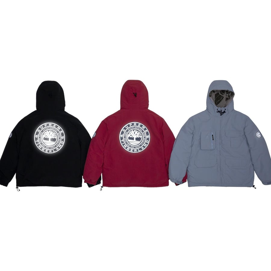 Supreme Supreme Timberland Reversible Ripstop Jacket releasing on Week 10 for fall winter 21