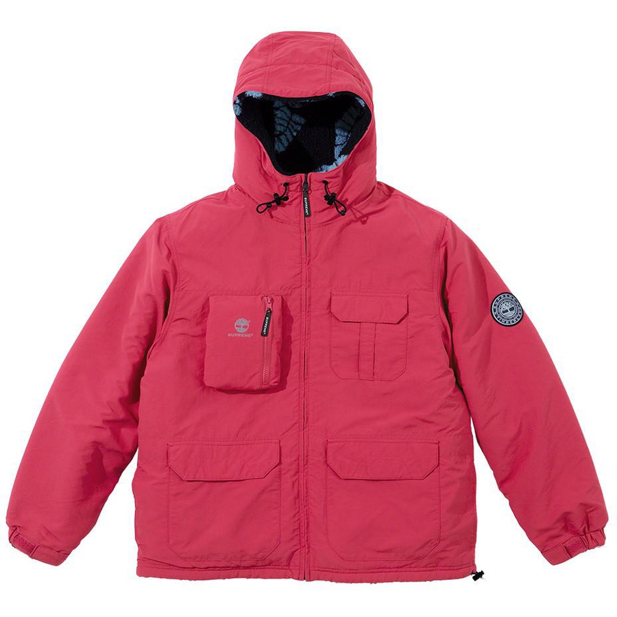 Details on Supreme Timberland Reversible Ripstop Jacket  from fall winter 2021 (Price is $248)