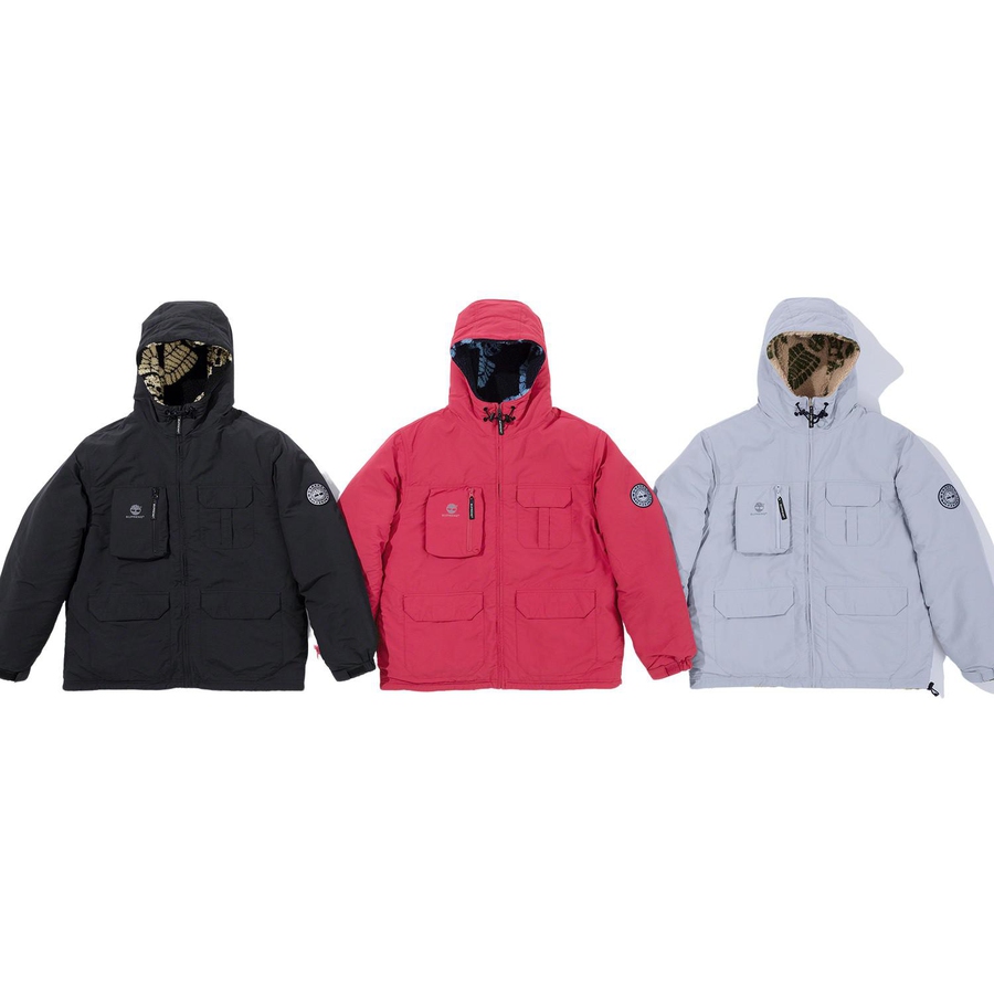 Details on Supreme Timberland Reversible Ripstop Jacket  from fall winter
                                                    2021 (Price is $248)