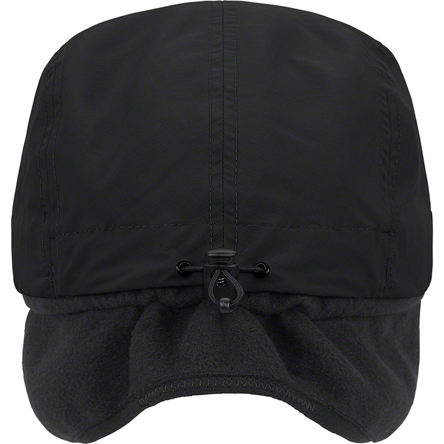 Details on Supreme Timberland 2-In-1 Earflap Camp Cap Black from fall winter
                                                    2021 (Price is $68)