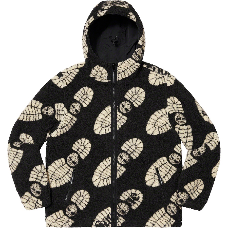 Details on Supreme Timberland Reversible Ripstop Jacket Black from fall winter 2021 (Price is $248)