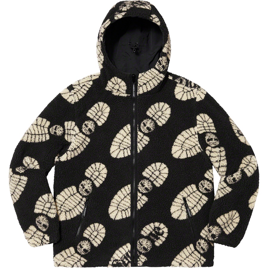 Details on Supreme Timberland Reversible Ripstop Jacket Black from fall winter
                                                    2021 (Price is $248)